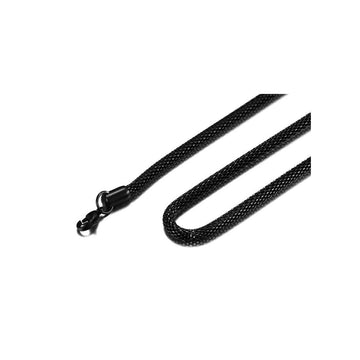 .8MM Snake Black Plated Chain .925 Sterling Silver Length  16"-20" Inches